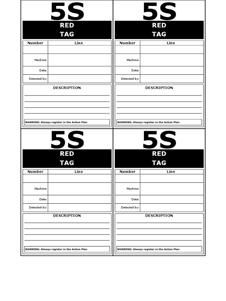 Red Tag Number Registration Guide | PDF