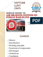 Gandhi Institude of Excellent Technocrats: Air Braking System On Indian Railways