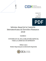 Informe Anual de La Comisión Interamericana de Derechos Humanos 2018