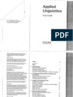 Download Cook - Applied Linguistics by Bahtiyar Makarolu SN40306635 doc pdf