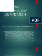 Endapan Epithermal Low & High Sulphidation