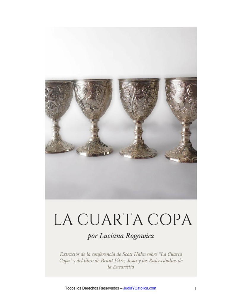 La Cuarta Copa Pdf Pdf Pascua Jesús