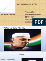 Biography of Jawaharlal Nehru