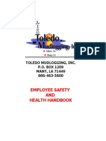 Employee Safety Handbook for Toledo Mudlogging