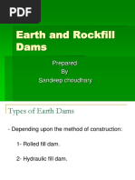 Earth and Rockfill Dams: Prepared by Sandeep Choudhary