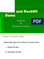 Earth and Rockfill Dams: Prepared by Sandeep Choudhary