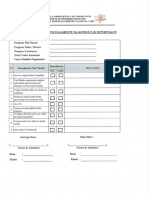 Check List Pagamentu Konsultan Supervisaun