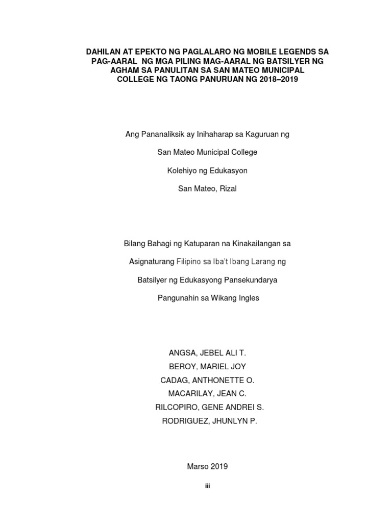 Undergraduate thesis format image