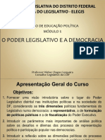 Curso Ed Política Cidadania e Poder Legislativo No DF