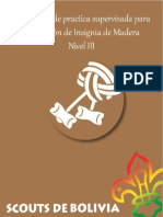 Cuadernillo Insignia de Madera III