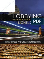 Zetter L., Lobbying The Art of Political Persuasion, Petersfield, Hampshire, Royaume-Uni de Grande-Bretagne Et D'irlande Du Nord, Harriman House, 2014, xxx+560 P.