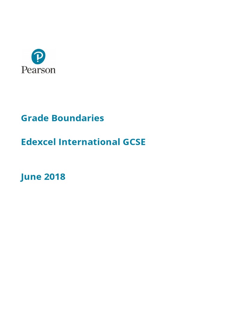 Edexcel IGCSE English as a Second Language Grade Boundary Max Mark