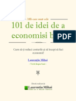 101 Idei de a Economisi Bani eBook Gratuit