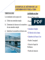 Estática - Armaduras Simples, El Método de Las Juntas y Miembros de Fuerza Cero PDF