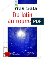 Marius Sala, Du Latin Au Romain PDF