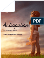 Anticipation (2019) for Bb Clarinet and Piano