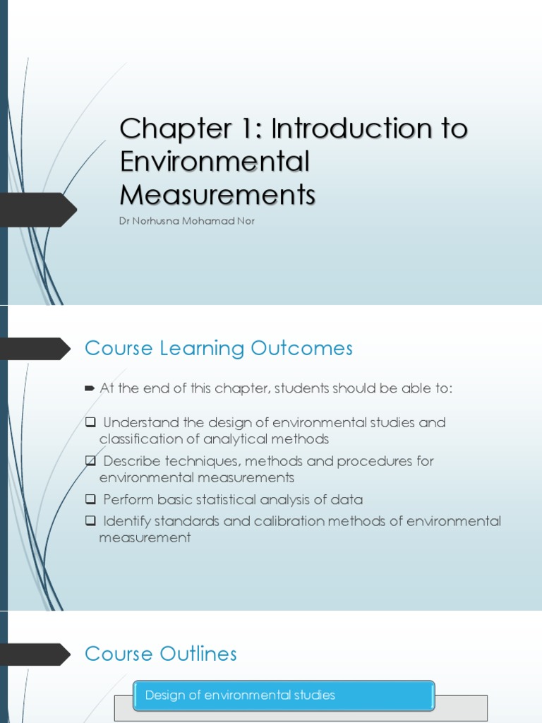 Environmental Measurement Techniques | PDF | Accuracy And Precision ...