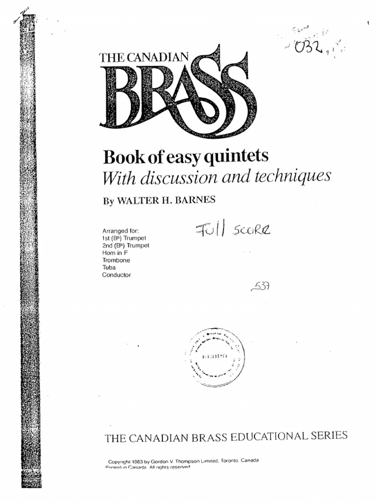 Canadian Brass PDF