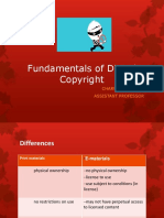 Fundamentals of Digital Copyright 