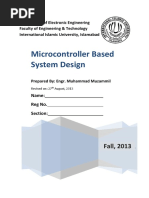 1-Microcontroller Based System Design - Complete.docx