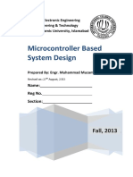 1-Microcontroller Based System Design - Complete