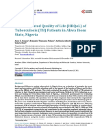 Health-Related Quality of Life (Hrqol) of Tuberculosis (TB) Patients in Akwa Ibom State, Nigeria