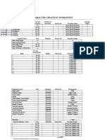 D 20 3.5 character sheet