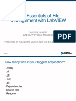 Essentials of File Management With Labview