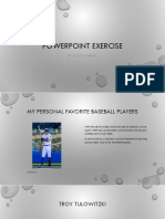 Powerpoint Exercise Baseball