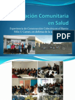 Abordaje de problema de salud local. Participación Comunitaria