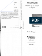 Heidegger - Chemins Qui Ne Menent Nulle Part PDF