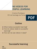 Using Videos for Successful Learning