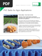 PVC Belts For Agro Applications: Habasit - Solutions in Motion