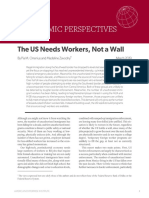 The US Needs Workers Not a Wall