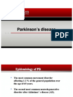 Parkinson's Disease Epidemiology and Primary Symptoms