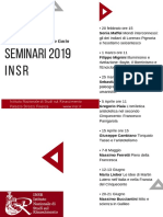 Seminari INSR 2019