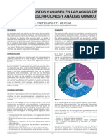 Análisis sensorial del agua: descriptores y perfiles olfativos