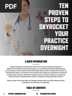 10 Proven Steps to Skyrocket Your Practice Overnight