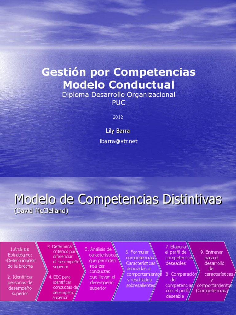 Modelo Conductual - Lily Barra PDF | PDF