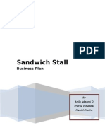 Business Plan For Sandwich Outlets