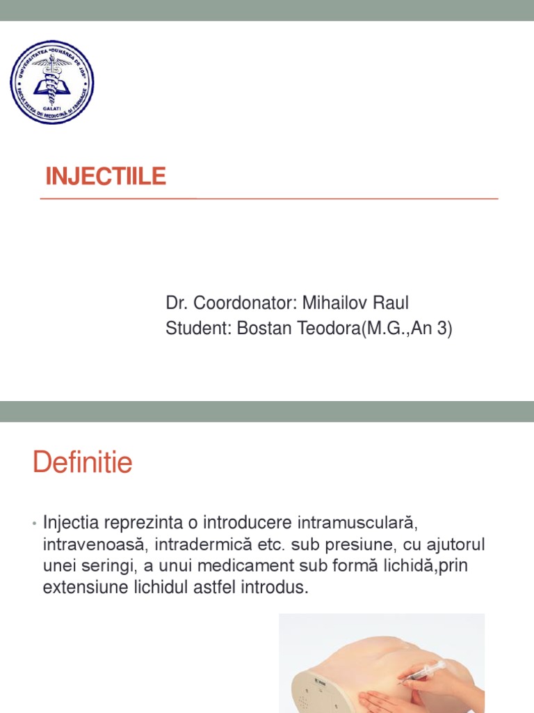 Injectiile | PDF