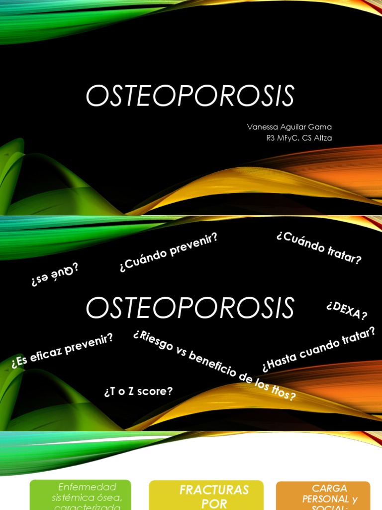 Guía Completa sobre Osteoporosis y Tratamientos | PDF | Osteoporosis ...
