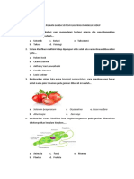 Soal Pilihan Ganda Sistem Klasifikasi Makhluk Hidup