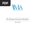 Download The Meeting Architecture Manifesto by Event ROI Alumni SN40310568 doc pdf