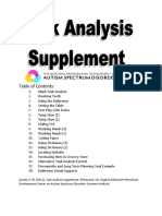 Task Analysis Supplement