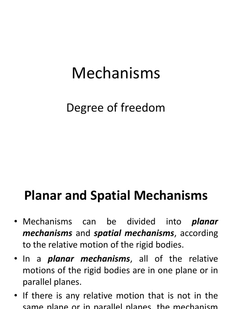 DEGREE OF FREEDOM DEF intelligence overview