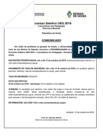 Comunicado Prorrogacao PS Pedagogia-Planaltina-2