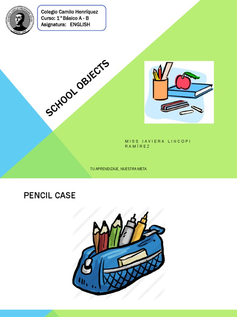 School Objects for Beginners | PDF | Foreign Language Studies | Classics