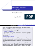 Clase Estadística Descritiva