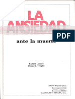 Ansiedad Ante La Muerte PDF